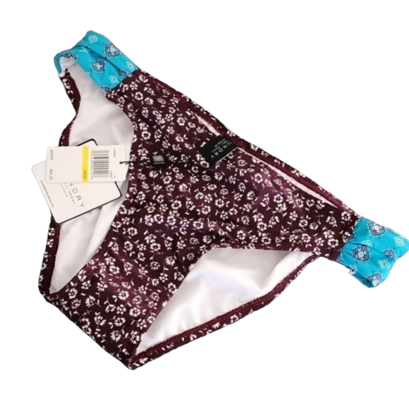 LAUNDRY SHELLI SEGAL Hipster Bikini Swim Bottoms M Side Tab Swimsuit - Picture 6 of 16